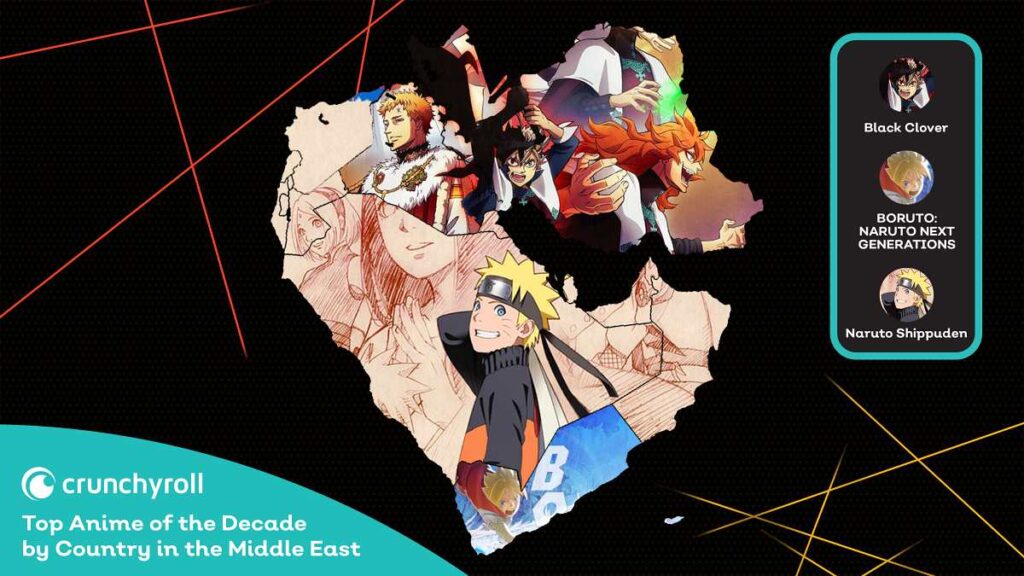 Crunchyroll: Most Viewed Anime of the Decade. Most watched anime in the Middle East in the decade