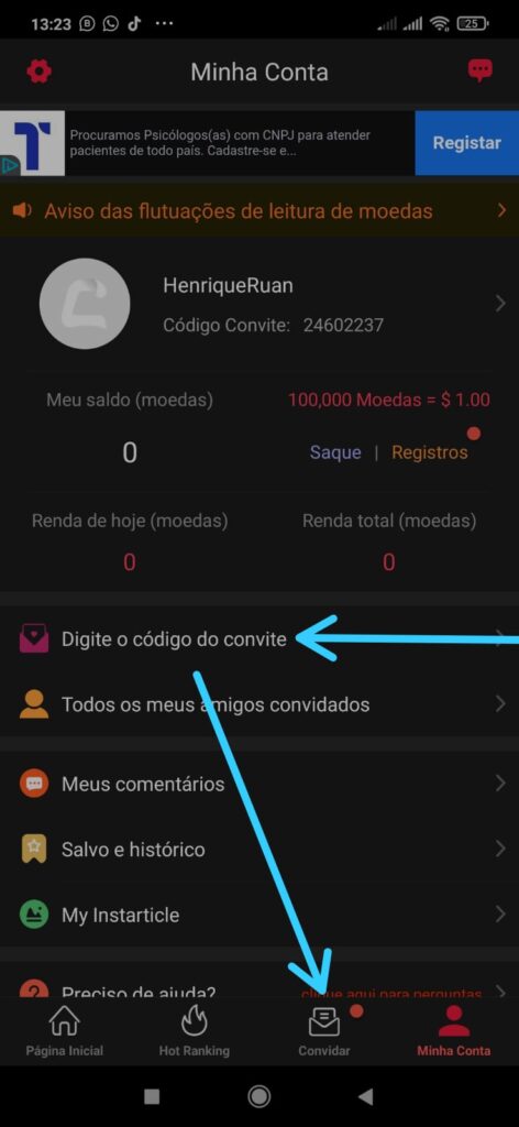 Cashzine, étape 1
