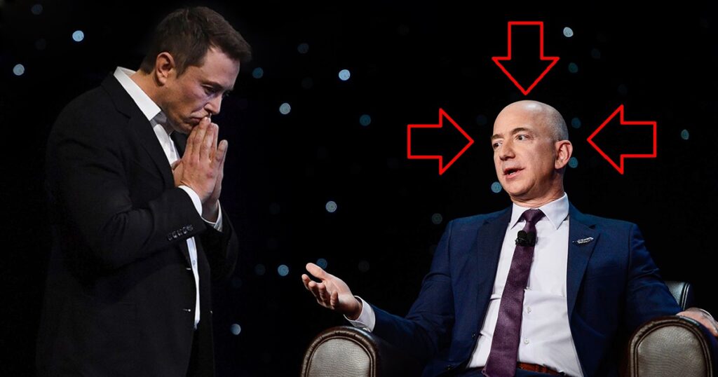 Elon musk and jeff bezos