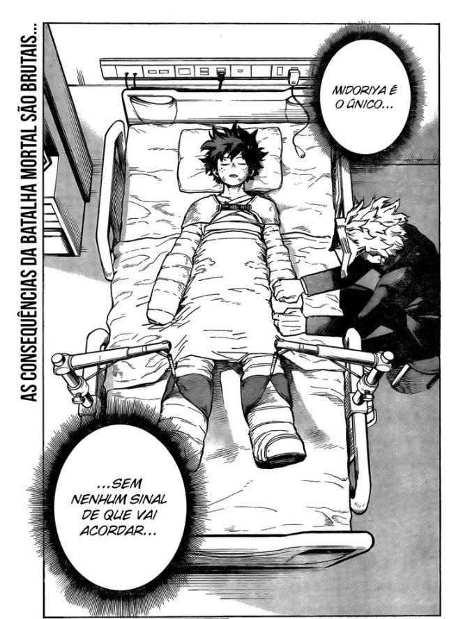 ¿Midoriya en coma?