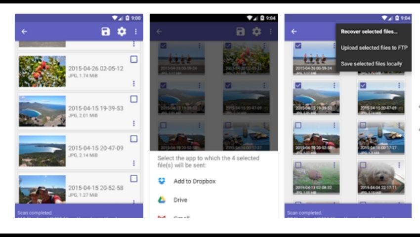 Récupérer des photos avec Diskdigger
