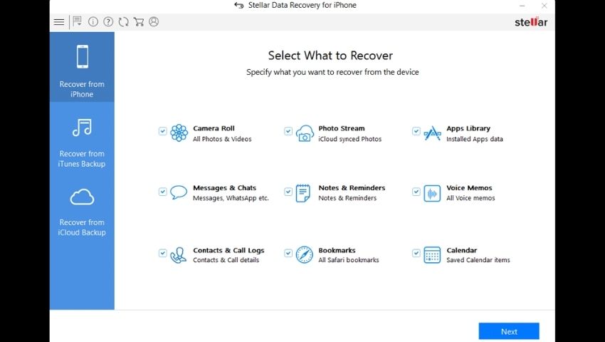 Récupérer des photos sur iphone - easyus mobisaver
