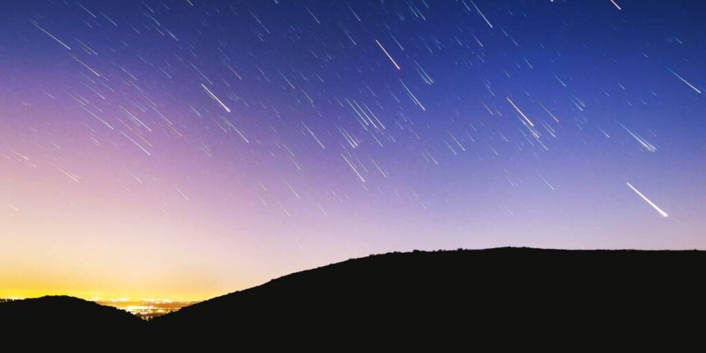 Chuva de meteoros, um dos eventos astronômicos que ocorrerá em abril