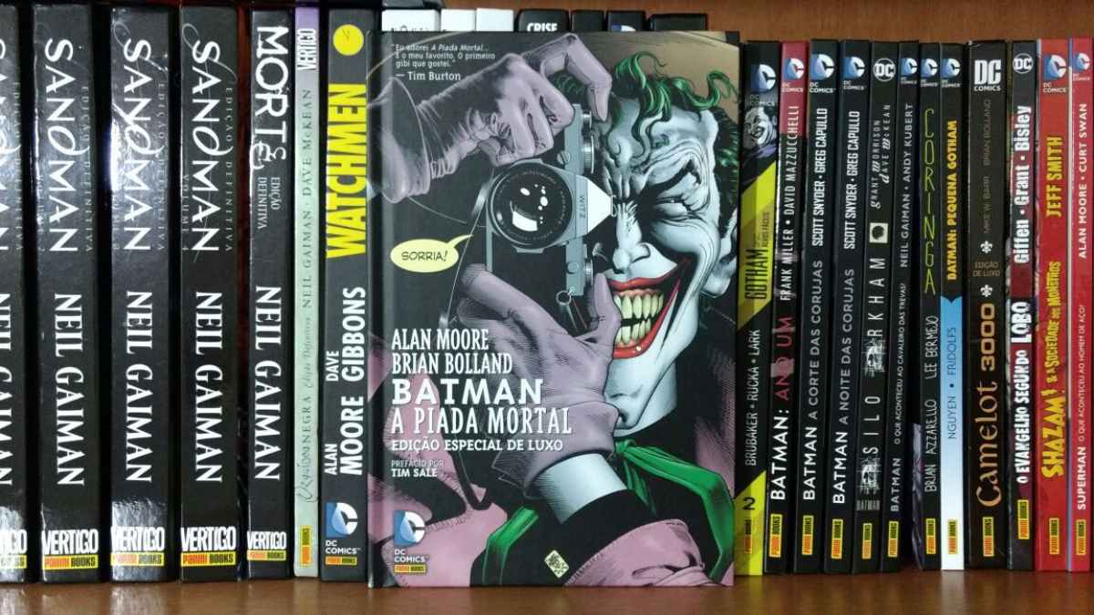 Histórias em quadrinhos - promoção na amazon Histórias em quadrinho de alan moore : batman a piada mortal