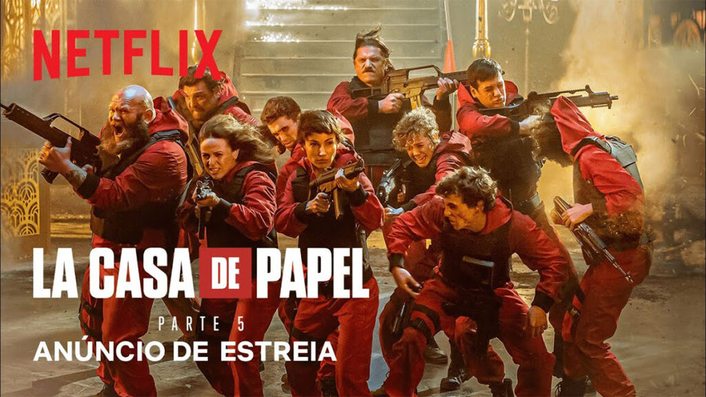 5ª temporada de la casa de papel já tem data de estreia oficializada Quinta parte de la casa de papel | netflix.