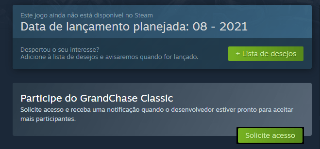 Pode comemorar! Grandchase vai voltar! Acesso ao beta de grandchase classic na steam