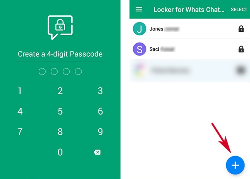Bloquear/ esconder mensagem no whatsapp.