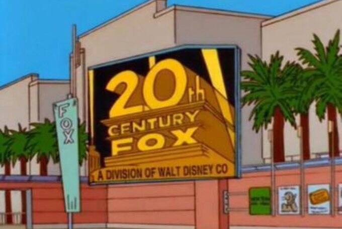 Disney compra a fox, previsão no desenho