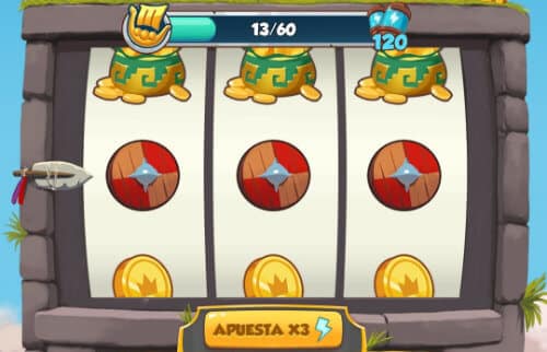 Escudos para proteger a vila no coin master